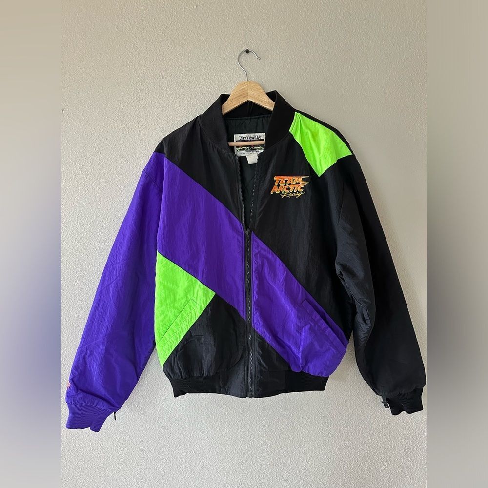 Vintage Men’s Team Arctic Racing Arcticwear Size L  Jacket Logo Full Zip